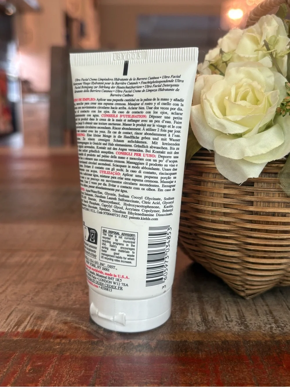 New KIEHLS Ultra Facial Barrier-Hydrating CLEANSER Cream-to-Foam!